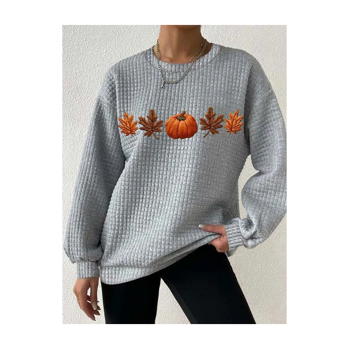 Women Halloween Crew Neck Casual Spring/Fall Long Sleeve Sweatshirt