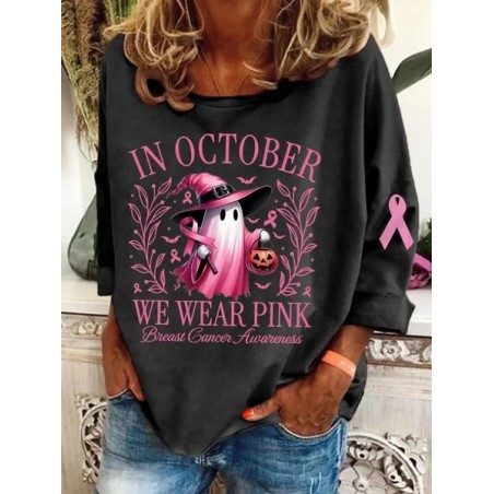 Women Floral Long Sleeve Tee T-shirt Crew Neck Printing Casual Spring/Fall Graphic Tee Top