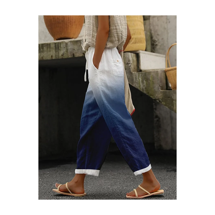 Women Ombre Long Pant Casual Spring/Fall Trousers