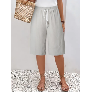 Women Plain Shorts Pants Casual Summer Trousers