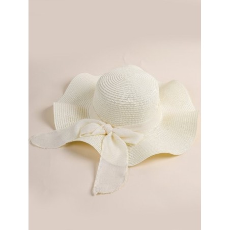 Beach straw hat wide brim straw hat women summer vacation sun protection beach hat sun hat straw hat