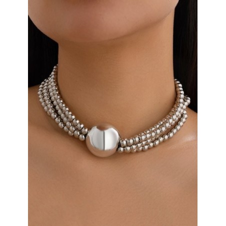 Elegant Beaded Multi-layer Necklace