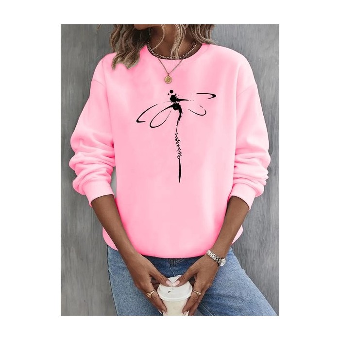 Dragonfly Casual Sweatshirt