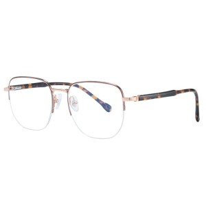 100312  Geometric Spring Hinge Eyeglasses