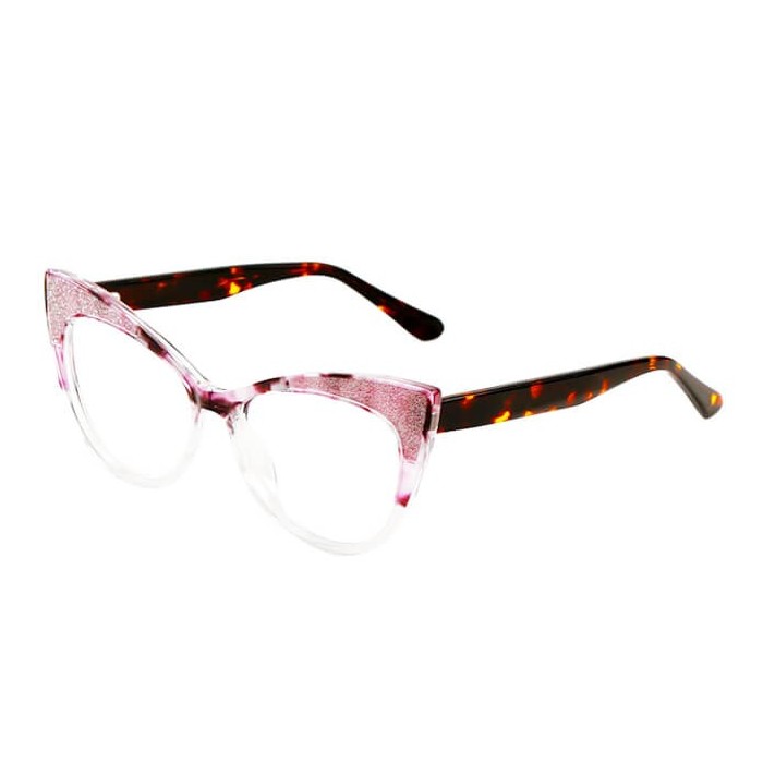 200803 Cateye Spring Hinge Eyeglasses