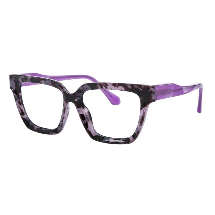 200911 Square Spring Hinge Eyeglasses