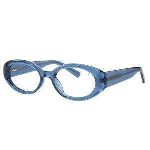 200908 Oval Spring Hinge Eyeglasses