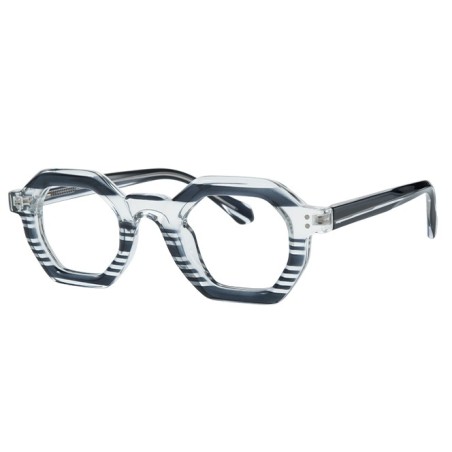 200912 Geometric Spring Hinge Eyeglasses
