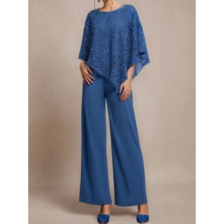 Women's Plain Party Going Out Two Piece Set Long Sleeve Elegant Spring/Fall Matching Set