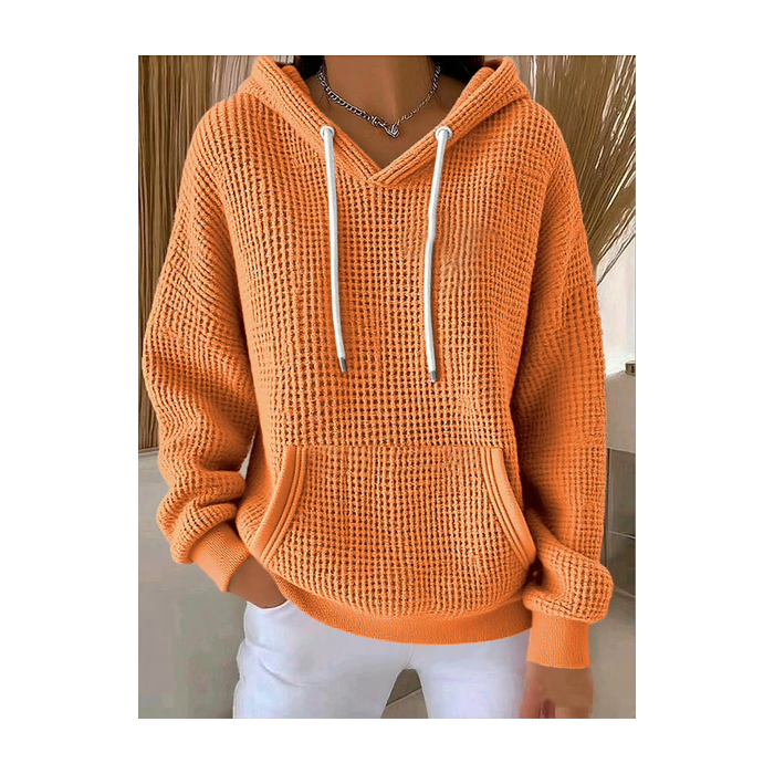 Women Plain Spring/Fall Long Sleeve Vintage Holiday Hoodie