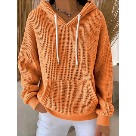 Women Plain Spring/Fall Long Sleeve Vintage Holiday Hoodie