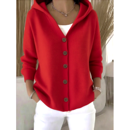 Women Floral Long Sleeve Hoodie Casual Spring/Fall Cardigan Outerwear