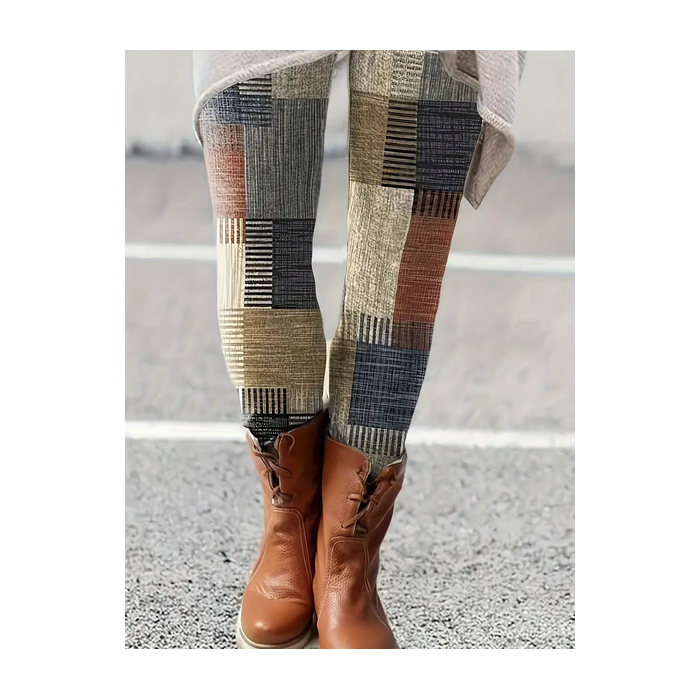 Women Abstract Casual All Season Printing Long Leggings