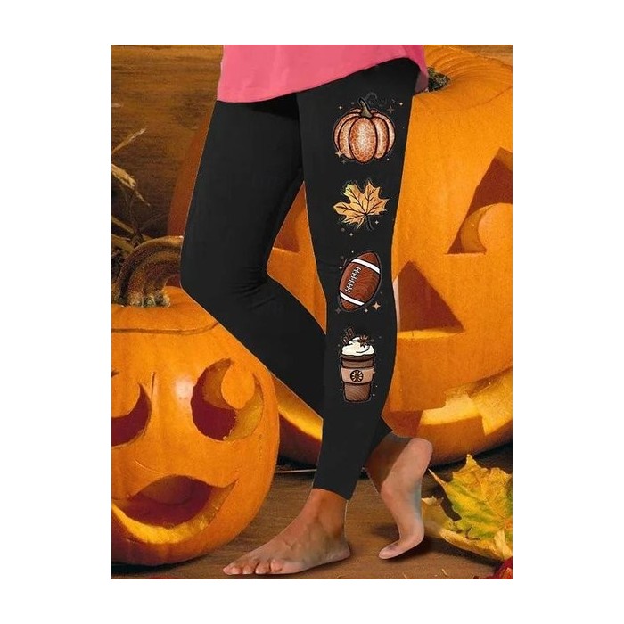 Women Halloween Vintage All Season Long Leggings
