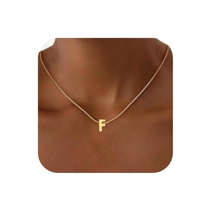 Letter necklace elegant temperament versatile collarbone chain