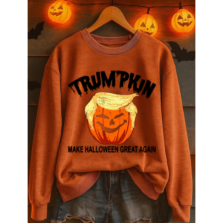 Women Text Letters Crew Neck Printing Casual Spring/Fall Long Sleeve Sweatshirt