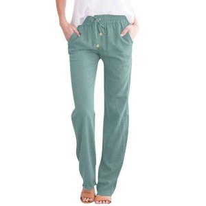 Women Plain Long Pants Casual Spring/Fall Trousers