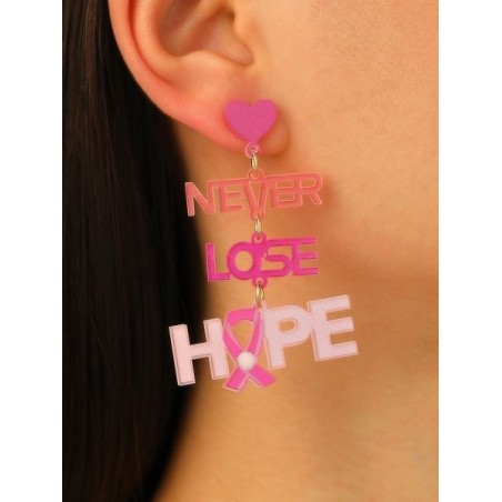 Breast Marker Real Gold Electroplated Pink Ribbon Women's Health Pearl Bracelet Necklace Set Ins Shambhala Jewelry