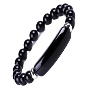 New Natural Stone 8mm Amethyst Rose Quartz Crushed Stone Butterfly Two-piece Bracelet