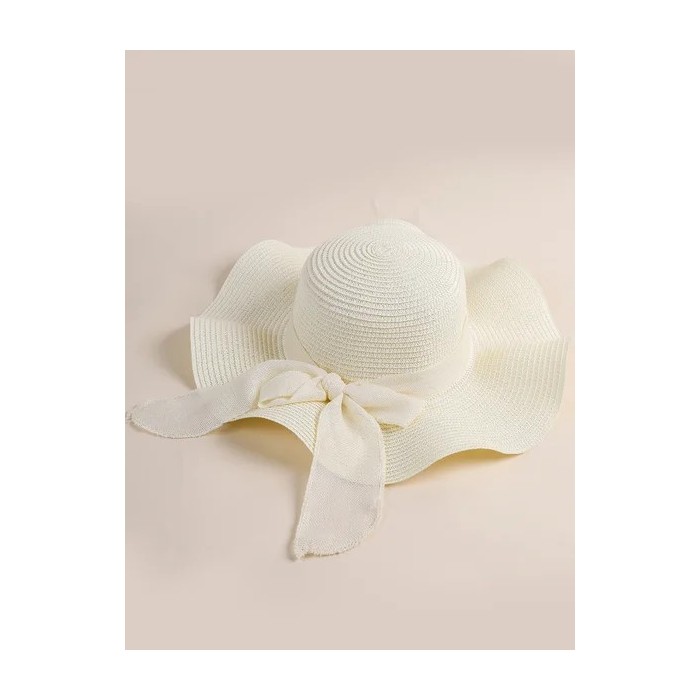 Beach straw hat wide brim straw hat women summer vacation sun protection beach hat sun hat straw hat