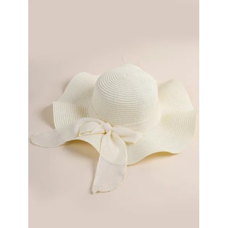 Beach straw hat wide brim straw hat women summer vacation sun protection beach hat sun hat straw hat