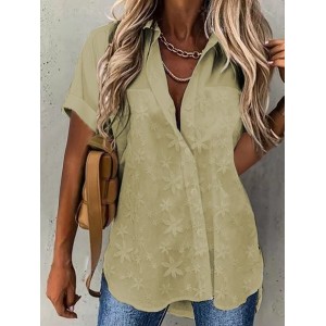 Summer Lace Casual Lace Loose Blouse