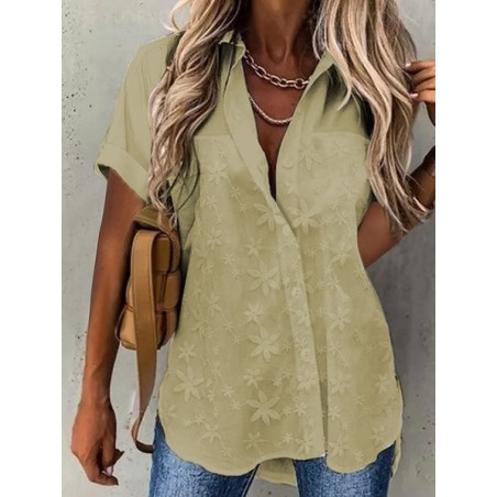 Summer Lace Casual Lace Loose Blouse