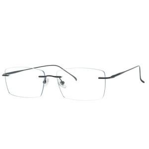 500027 Rimless Rectangle Eyeglasses
