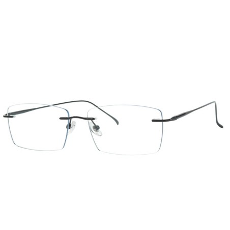 500027 Rimless Rectangle Eyeglasses