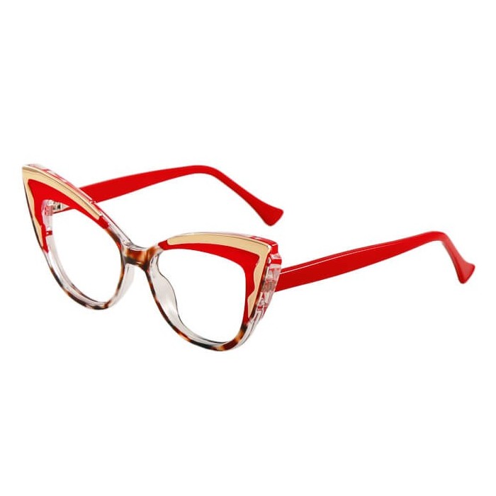 200804 Cateye Spring Hinge Eyeglasses