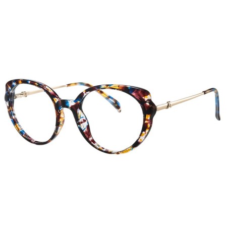 200858 Round Spring Hinge Eyeglasses