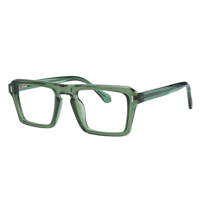 200909 Rectangle Spring Hinge Eyeglasses