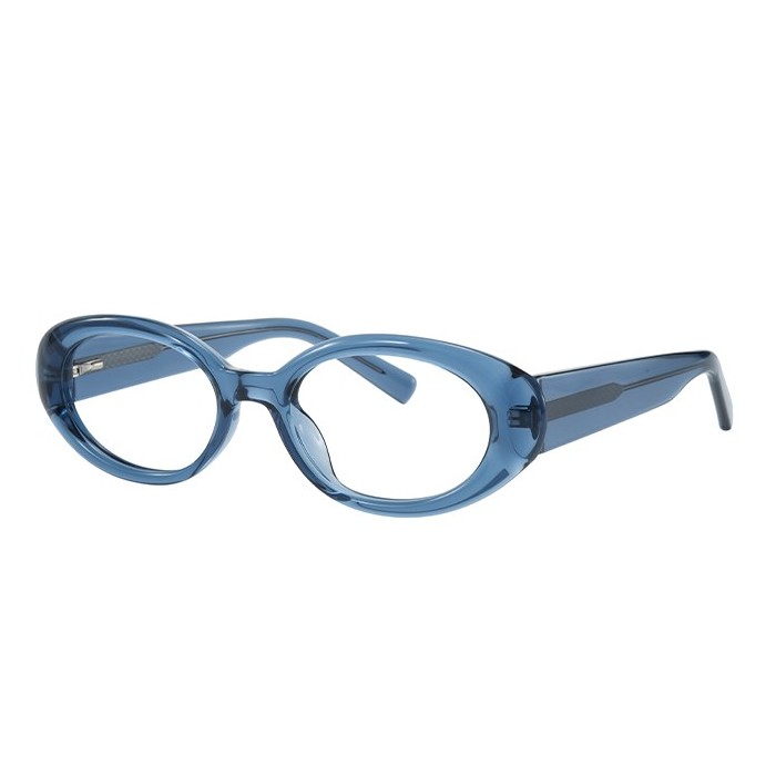200908 Oval Spring Hinge Eyeglasses