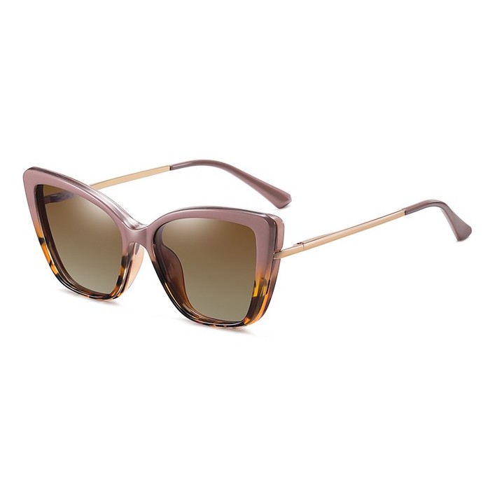 200635 Cateye Spring Hinge Magnetic Clip on Eyeglasses