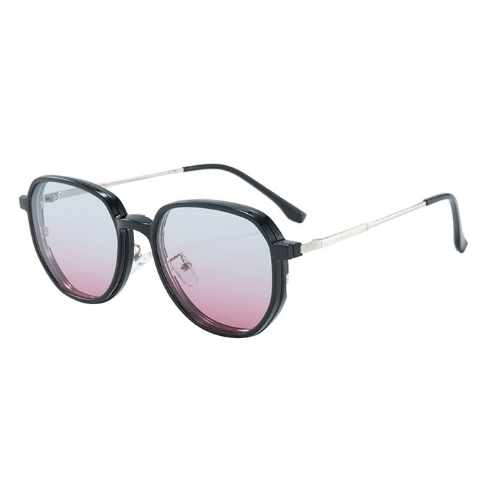 200784 Geometric Magnetic Clip on Eyeglasses