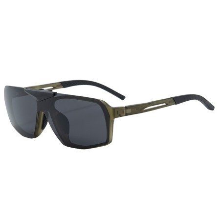 200833 Rectangle Goggle Clip on Eyeglasses