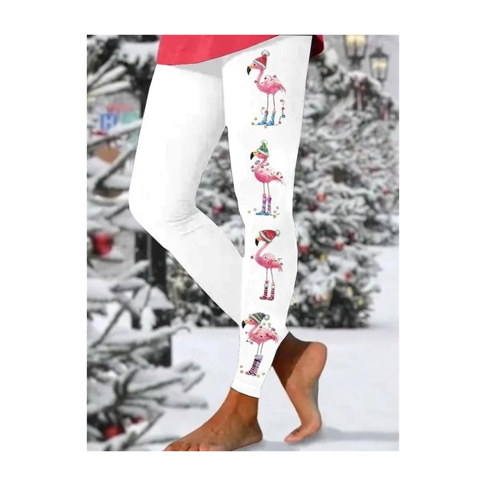 Women 3D Printing Vintage All Season Long Leggings Trousers