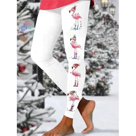 Women 3D Printing Vintage All Season Long Leggings Trousers