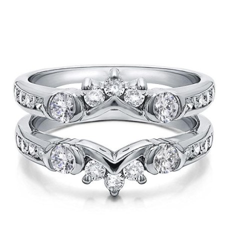Italo Ring Guard Band Unique Wedding Ring For Women