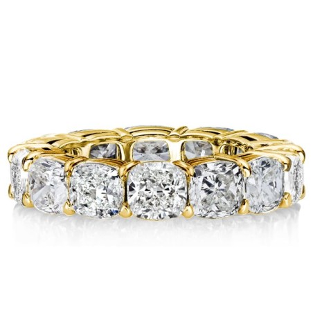 Golden Cushion Eterntiy Wedding Band