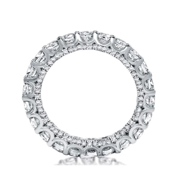 Italo Eternity Round Created White Sapphire Wedding Band