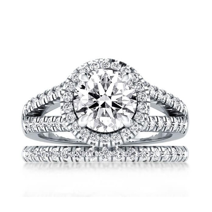 Halo Split Shank Bridal Set (2.96 CT. TW.)