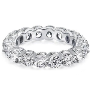 Classic Eternity Round Cut Wedding Band