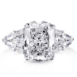 Radiant & Pear Cut Multi-shape Engagement Ring