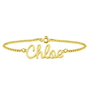 Personalized Name Bracelet In Golden