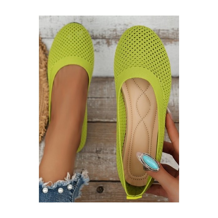Breathable Hollow out Mesh Fabric Casual Shallow Shoes