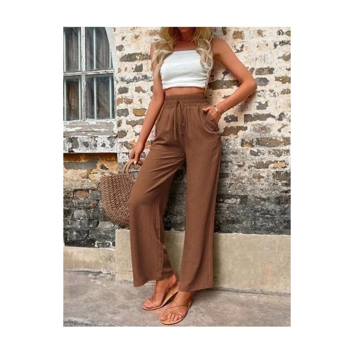 Plain Loose Casual Pants