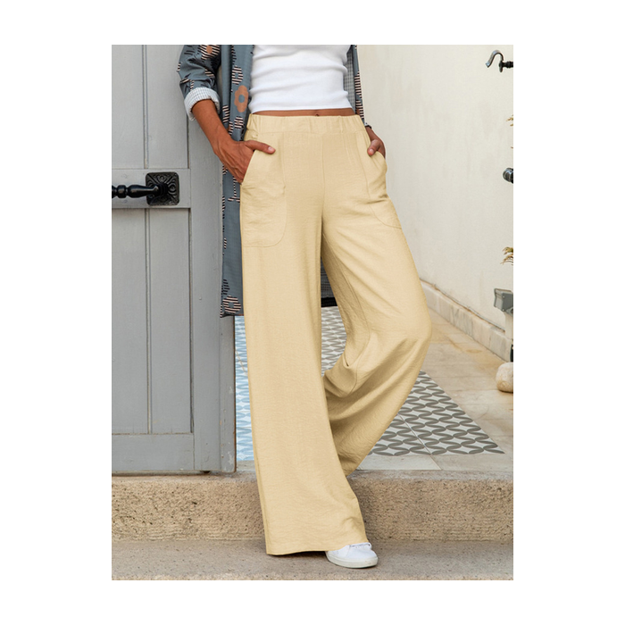 Women's H-Line Daily Going Out Pants Casual Plain Spring/Fall Pants