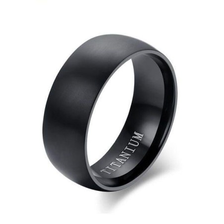 Italo Simple Classic Titanium Steel Men's Wedding Band