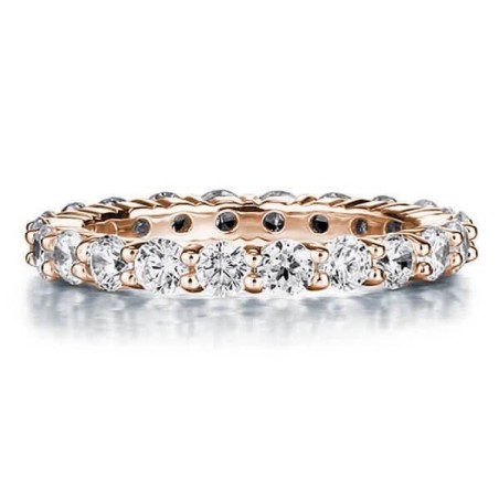 Eternity Rose Gold Wedding Band (2.20 CT. TW.)